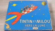 Jeu ancien Tintin et Milou vers la Lune Montbrison complet