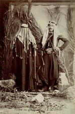 LIBAN Ca 1870 photo attribuée à BONFILS Princes , couple princier à la chasse