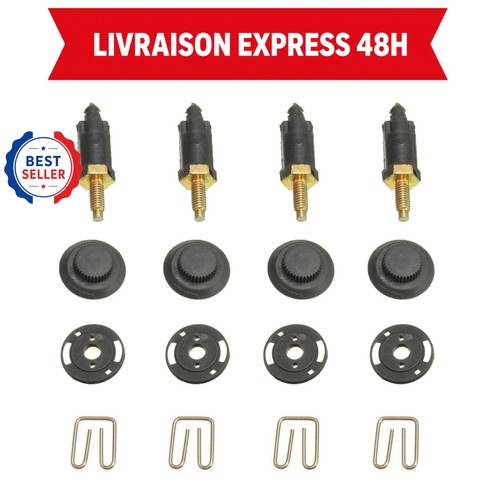 Lot fixations cache moteur - fixations,