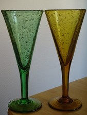 BIOT 2 GRANDS VERRES VERRERIE