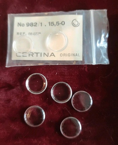 Horlogerie lot verre certina - horlogerie,
