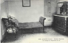 CPA - CORSE - AJACCIO, Maison Napoléon, Le Canapé où Napoléon est Né