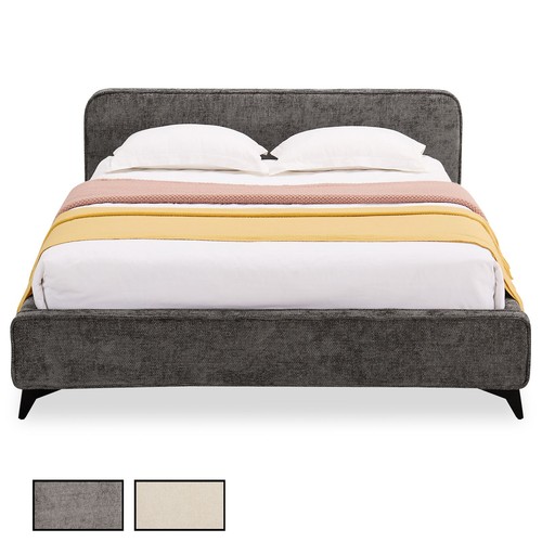 Lit simple 140x190 - en, tissu
