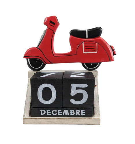 Calendrier perpétuel bois - perpétuel, en