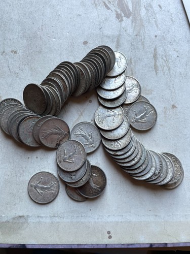 Lot pièces argent de - en,