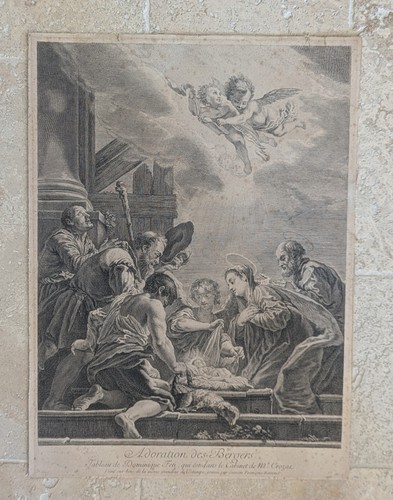 Gravure ancienne xviiieme - gravure,