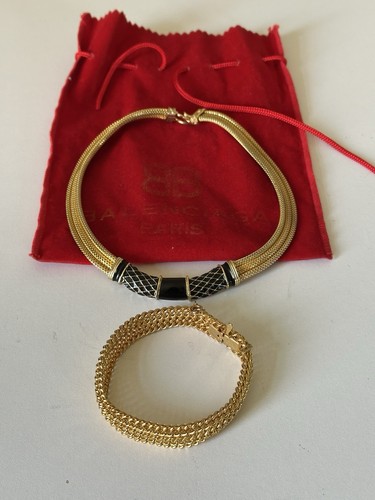 Parure collier ras - collier, coup