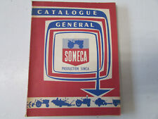 catalogue général SOMECA tracteurs et machines agricoles  1959-1960 