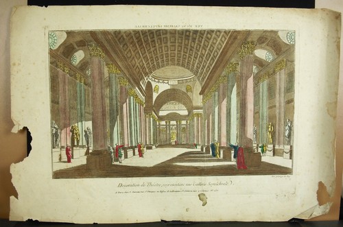 Vue optique gravure - vue, d'optique