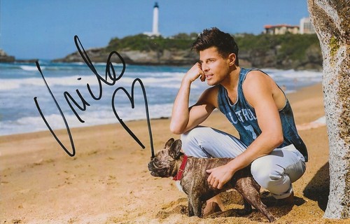 Autographe sur photo vincent - photo,