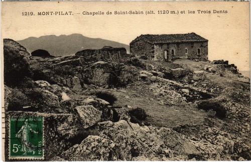 Cpa mont pilat chapelle de - pilat,