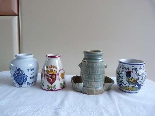 Pots moutarde faience - à,