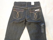 Calvin klein junior girl jean size 0 low rise true boot cut . nwt.