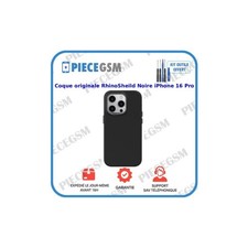 Coque originale RhinoSheild Noire iPhone 16 Pro