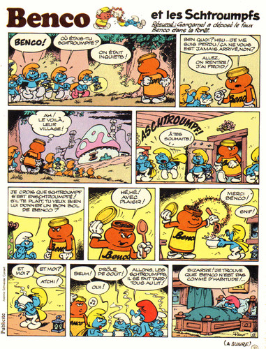 Pub benco les schtroumpfs - ",