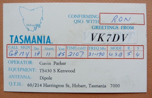 Carte postale radio amateur - postale,