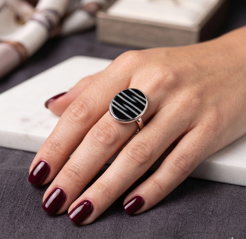 Bague déclaration argent - bague,