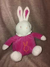 Peluche Doudou Lapin Fuschia KLORANE Neuf