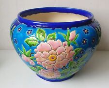 jardiniere 28 cm catteau charles boch keramis freres vase fleurs 1933 art deco