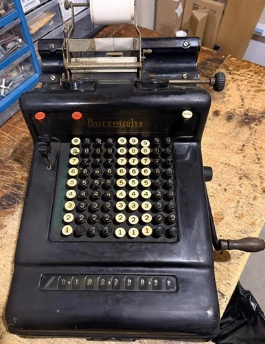 Vintage burroughs adding - vintage,