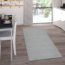 Tapis Intérieur & Extérieur Tissage À Plat Tapis Aspect 3D Orient Design Géométr