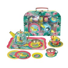 Dînette en métal décor