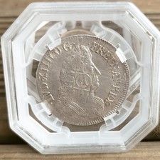 LOUIS XIV  1/2 Ecu aux palmes