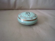 BONBONNIERE  EMAUX LIMOGES PORCELAINE  FRANCE