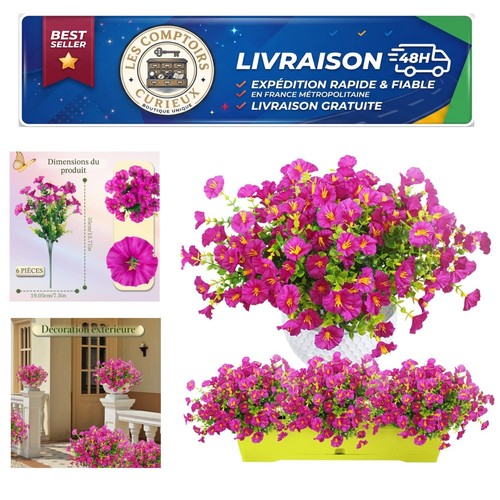 Lot fleurs artificielles - lot, de