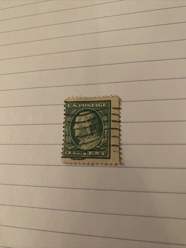 Tres rare timbre vert - rare, 1