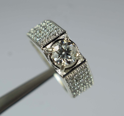 Blanc diamant solitaire 58 - blanc,