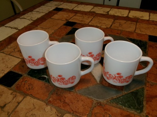 Mugs arcopal vintage fleurs - 4,