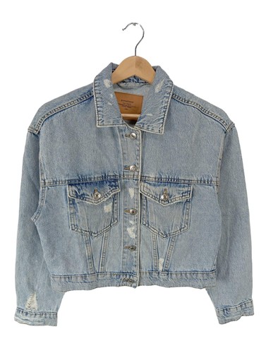 Stradivarius veste jean - stradivarius,
