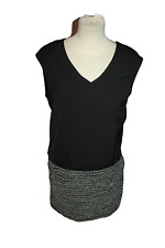 ROBE COURTE FEMME  °°°  COLOR BLOCK  °°° SEQUINS . TAILLE S