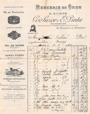 1923  MERCERIE A SUZOR A PARIS