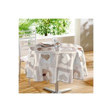 Nappe - Toile cirée ronde -