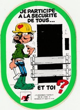 Franquin gaston autocollant - franquin,