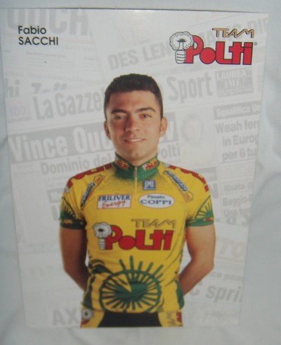 Fabio sacchi team polti card - sacchi,