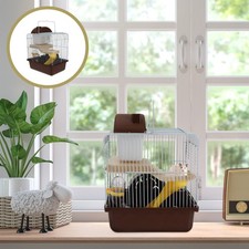  Cage à Hamster petit château Cage de Hamster de luxe Double couche nid de