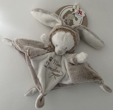 🌟Mon doudou Plat Mouchoir SIMBA NICOTOY OURS LAPIN beige/blanc
