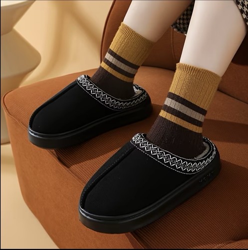 Chaussons confortable noir - confortable,