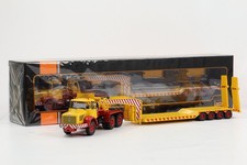1:43 IXO Camion Berliet TB 015 M3 6x4 1960 Jaune / Rouge Remorque Basse TR028
