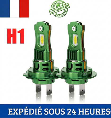 2xampoules led h - led, h1,