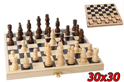 échecs échiquier bois - Échecs,