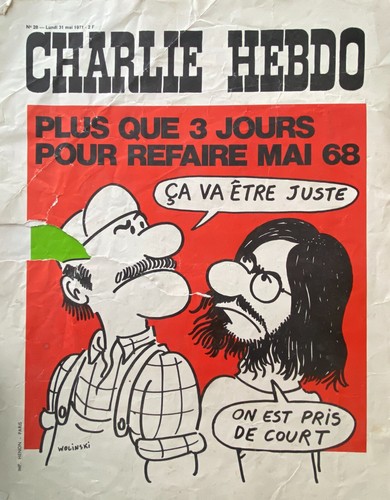 Charlie hebdo affichette - hebdo, may