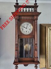 Antique Allemand Henry Deux Style Westminster Carillon Horloge Murale (0505)