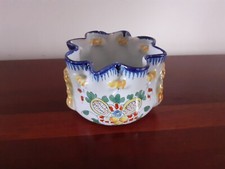 Petit vase bourse en faience - "bourse",