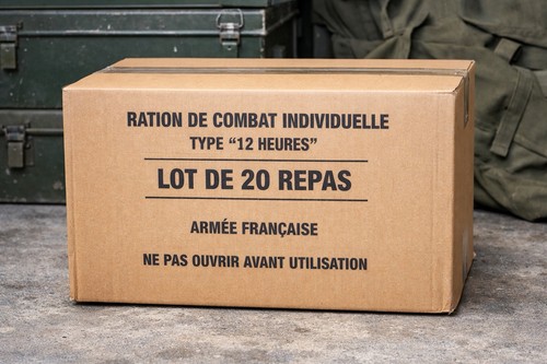 Carton rations de - 20, combat