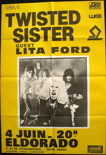 Twisted sister affiche - twisted,