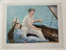 Boating by Edouard Manet - Man